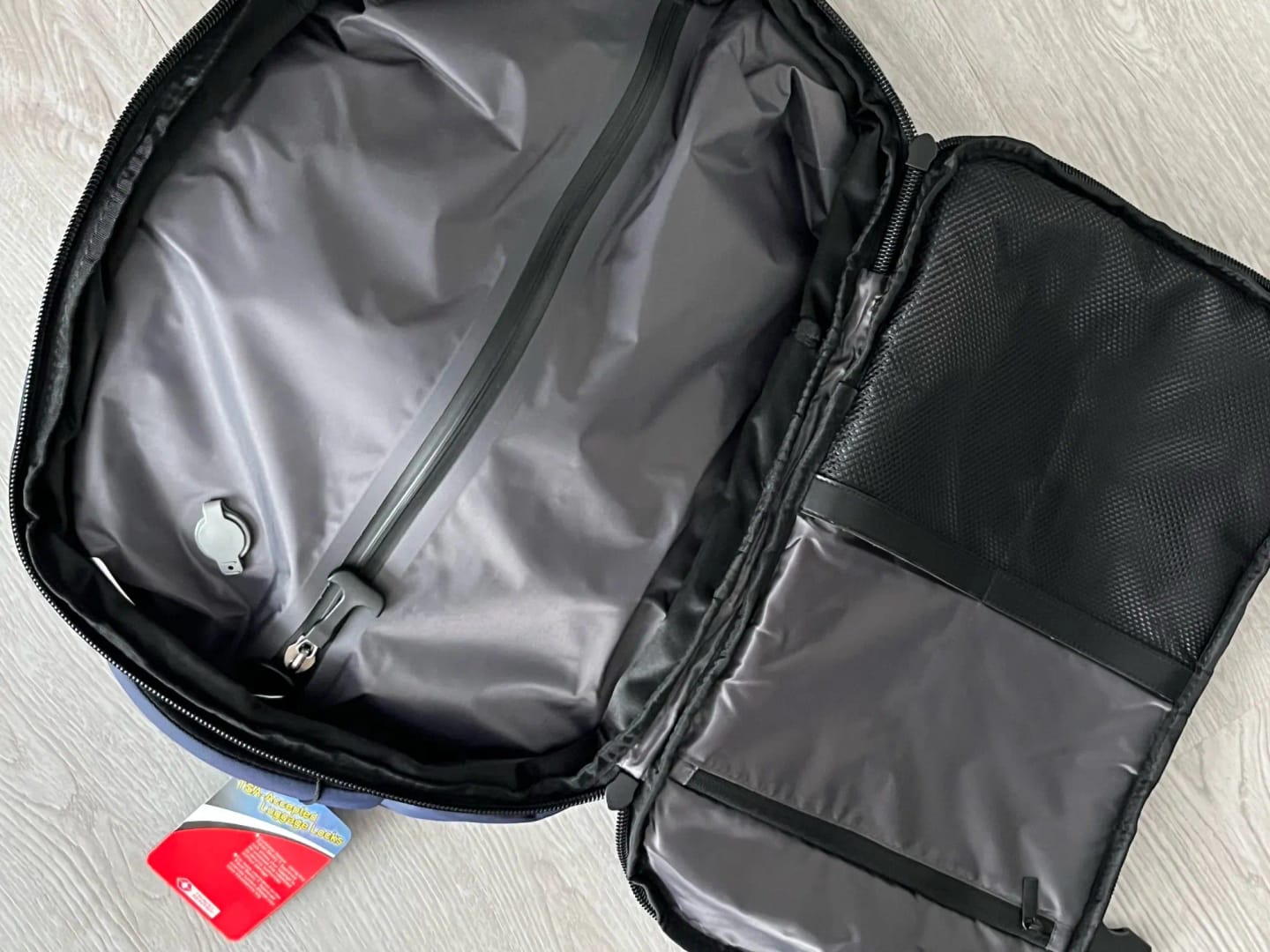 Customer photo review of Kompressions-Rucksack mit Vakuum-Kompression & Laptopfach für jede Reise