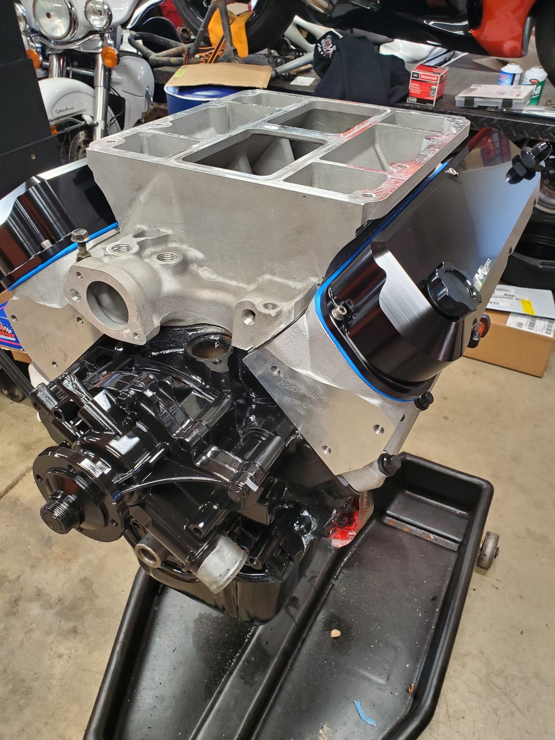 Customer photo review of Motion Raceworks Billet SBF Valve Covers (Black Anodized) Pre order