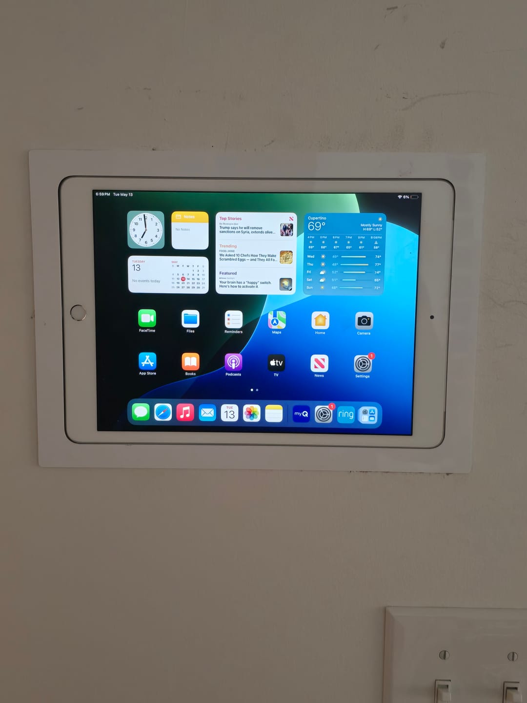 Customer photo review of SimpliDock® Replacement Faceplate