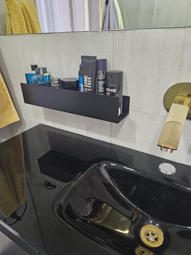 Customer photo review of מדף לאמבטיה ולחדר המקלחת