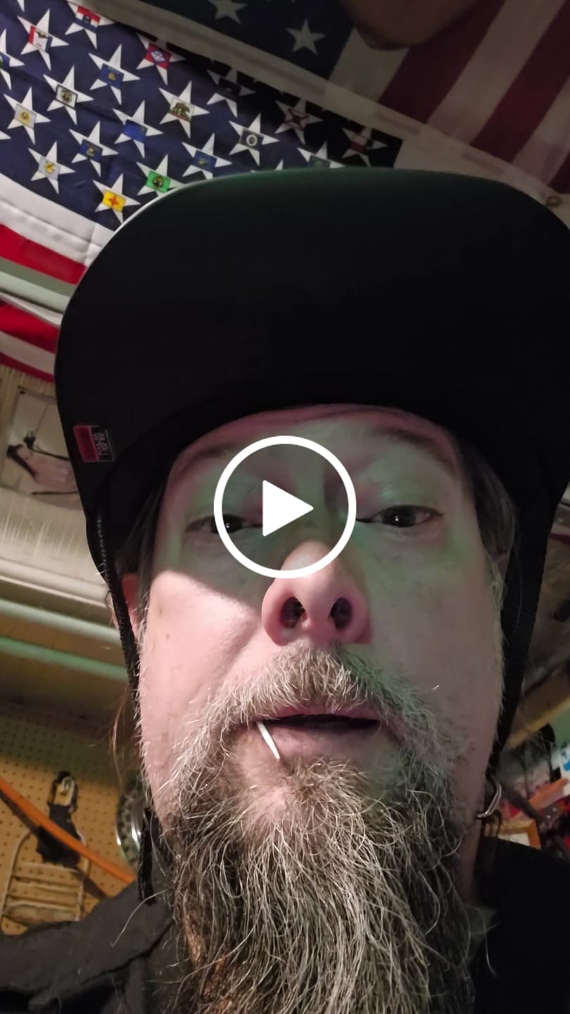 Customer video review of Baseball Cap DOT Motorcycle Helmet / Matte Black
