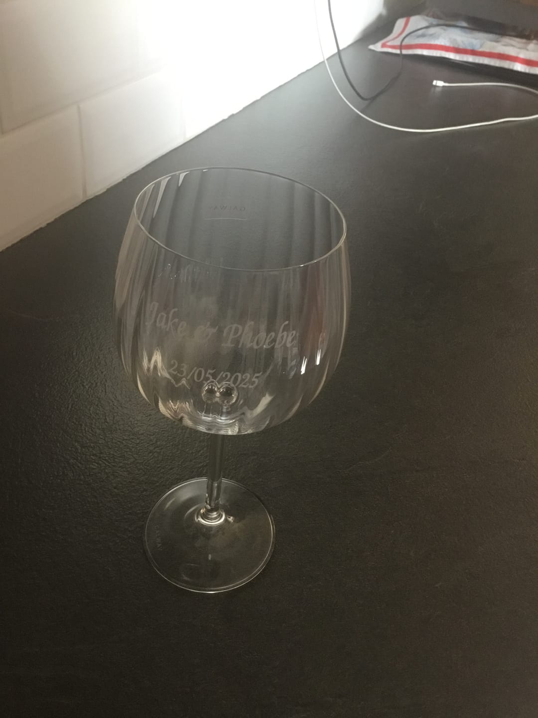 Customer photo review of Galway Crystal Erne Gin and Tonic Pair