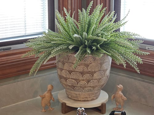 Customer photo review of Levi Flocked Foliage Bush
