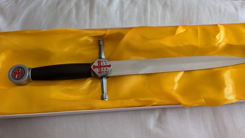 Customer photo review of Templar Helm Dagger