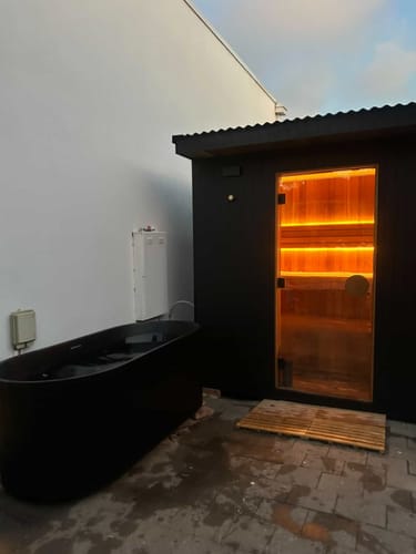 Customer photo review of Nordhaus Ice Bath - WIFI - Matte Black - Fluted
