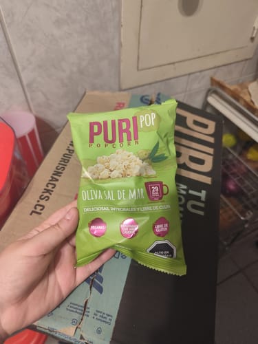 Customer photo review of Pack semanal X5 Puripop Oliva y sal de mar 12gr.