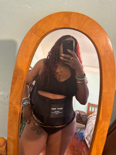 Customer photo review of Coreheat Sweat Girdle