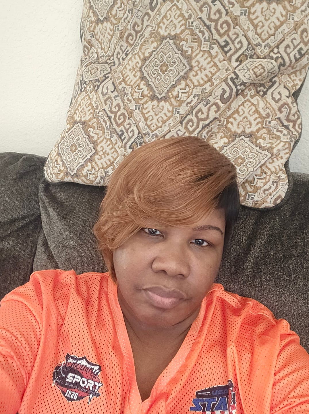Customer photo review of It's a Cap Weave Human Hair Wig CYNTHIA