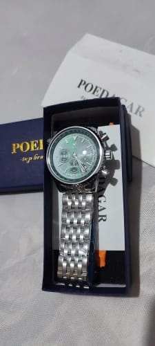 Customer photo review of POEDAGAR Luxury Military Watch for Men Waterproof Luminous Date Chronograph Man Watch Sport Quartz Stainless Steel Men's Watches