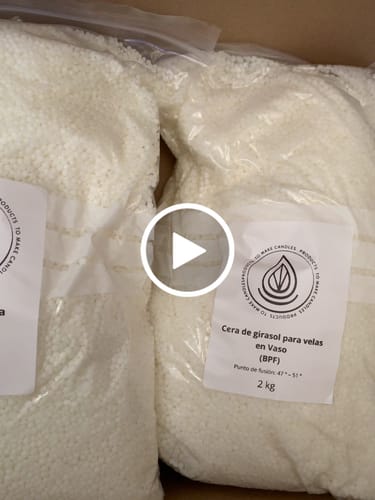Customer video review of Cera de Soja para velas en Molde, Pilar y Wax-melts (APF)