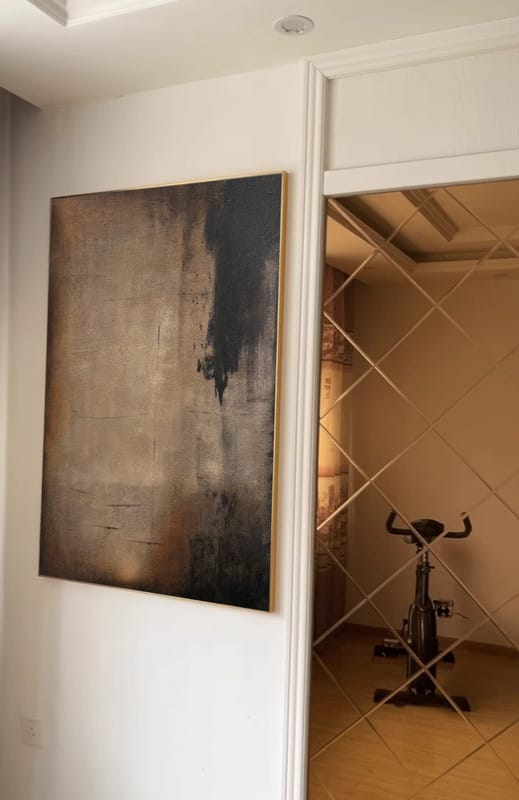 Customer photo review of Abstract Painting Canvas #AP128