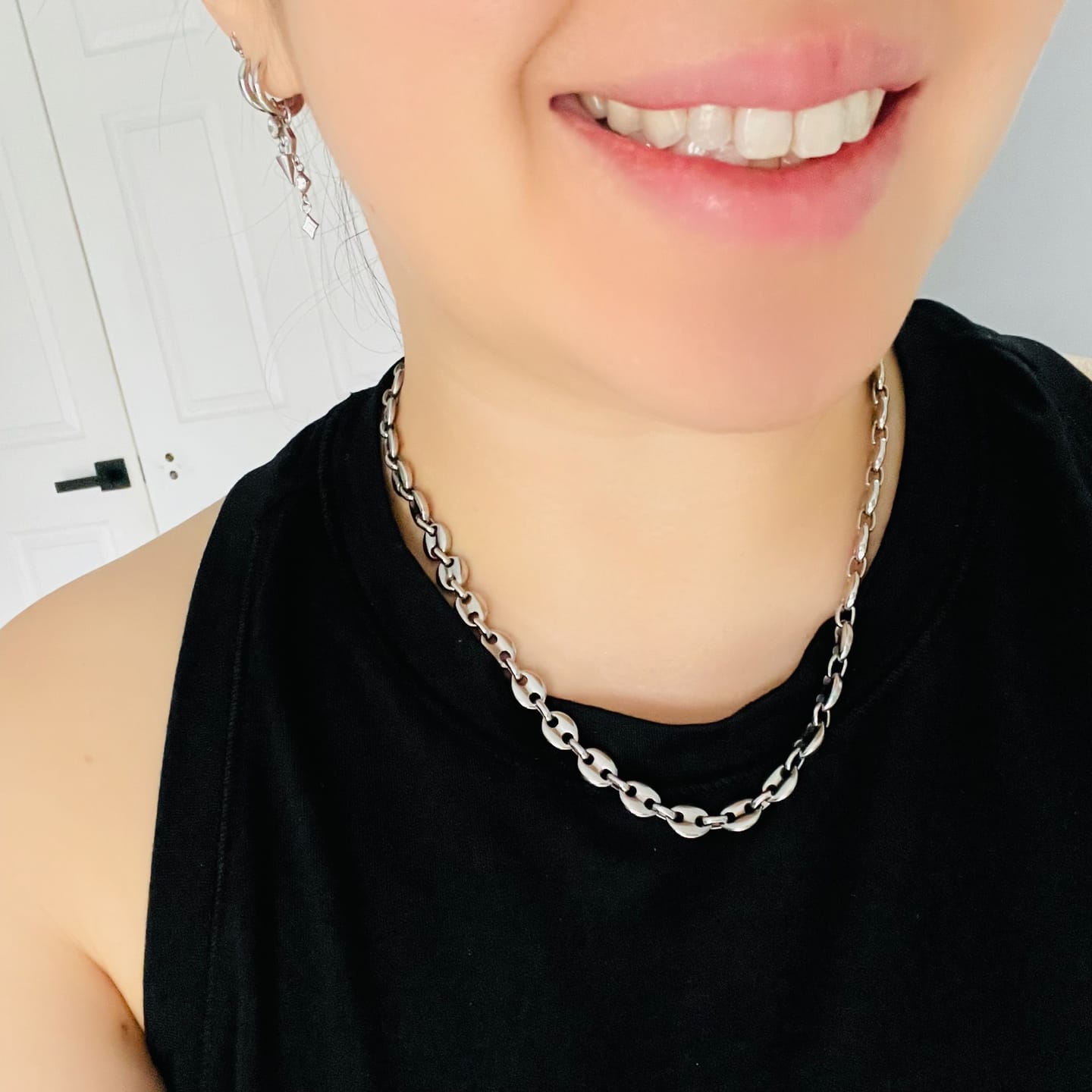 Customer photo review of Puffy Coffee Bean Chain
