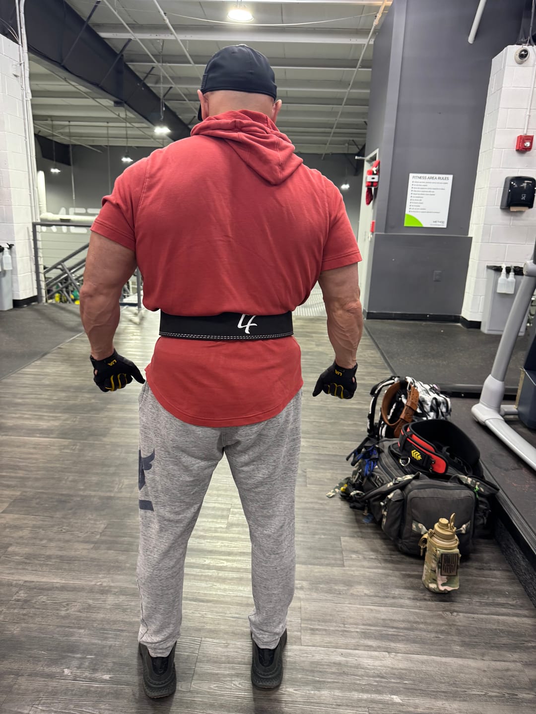 Customer photo review of 10MM Lever Belt 3" Wide - Black