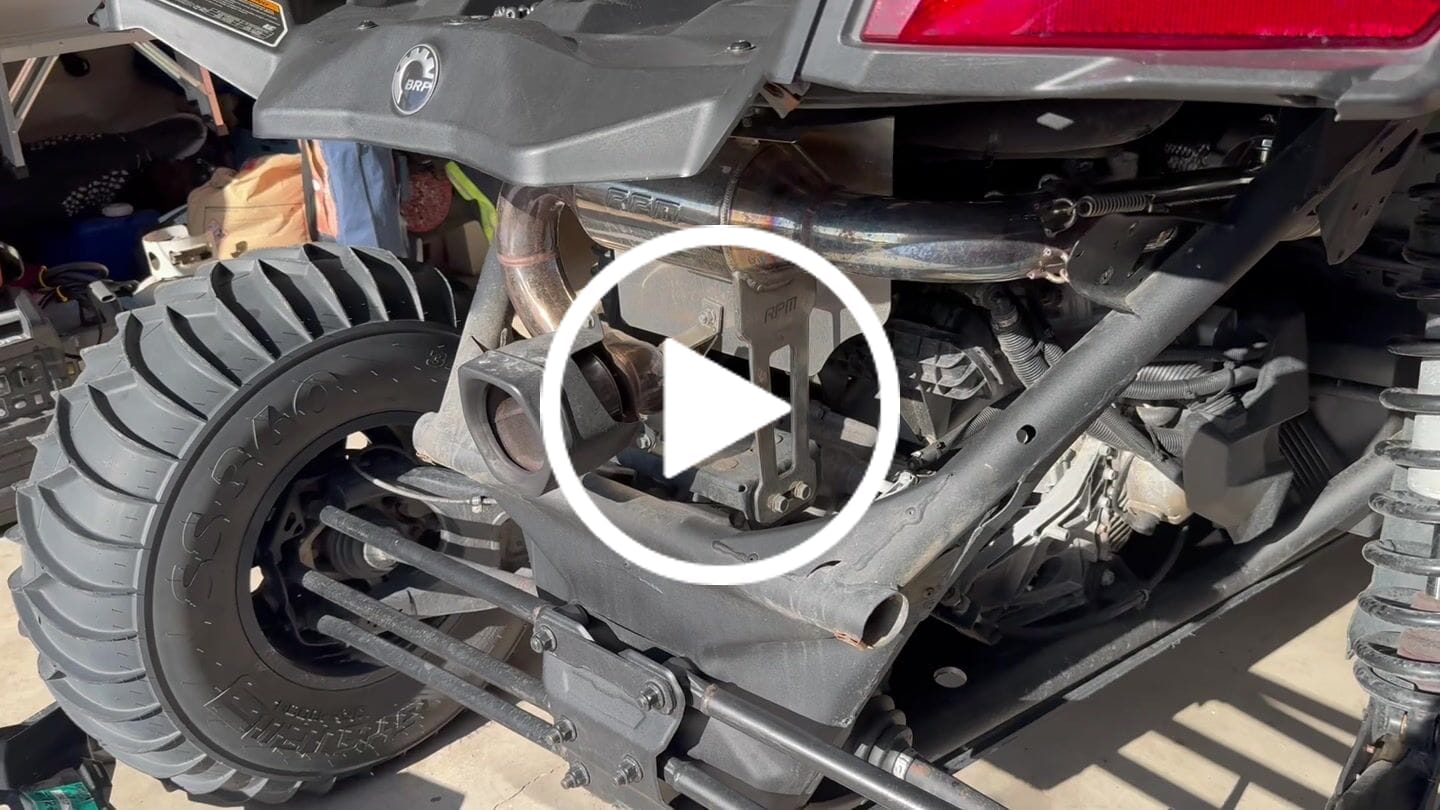 Customer video review of RPM Big Mouth Cat Delete Bypass Mid Race Pipe Can-Am Maverick X3 Turbo R & RR