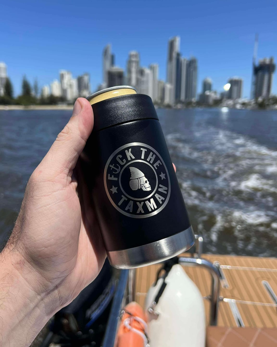 Customer photo review of New Age Insulated Can Cooler
