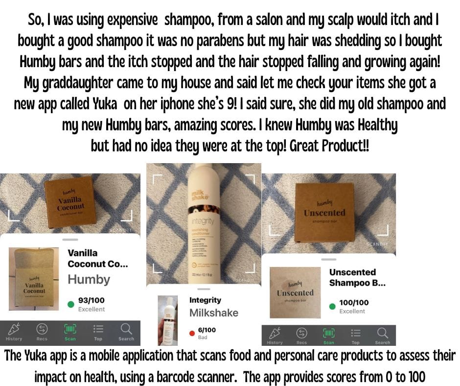 Customer photo review of Vanilla Coconut Shampoo & Conditioner Bundle