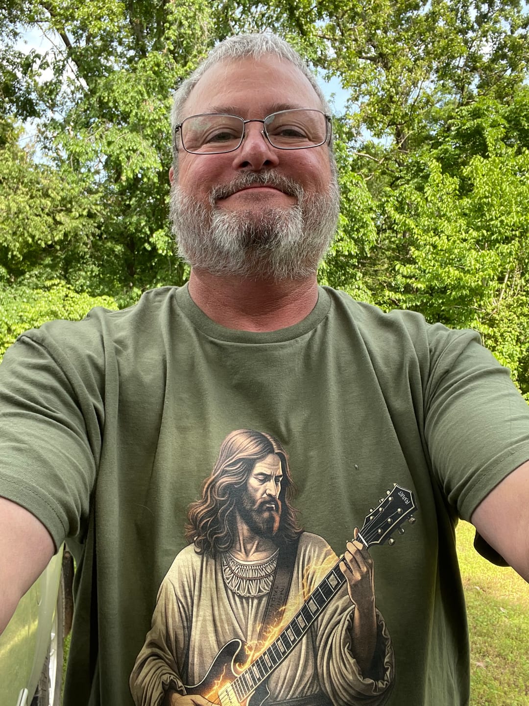 Customer photo review of Divine Riff T-Shirt
