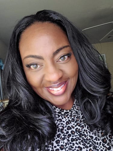 Customer photo review of Mayde Candy Full Cap Half Wig - VENUS