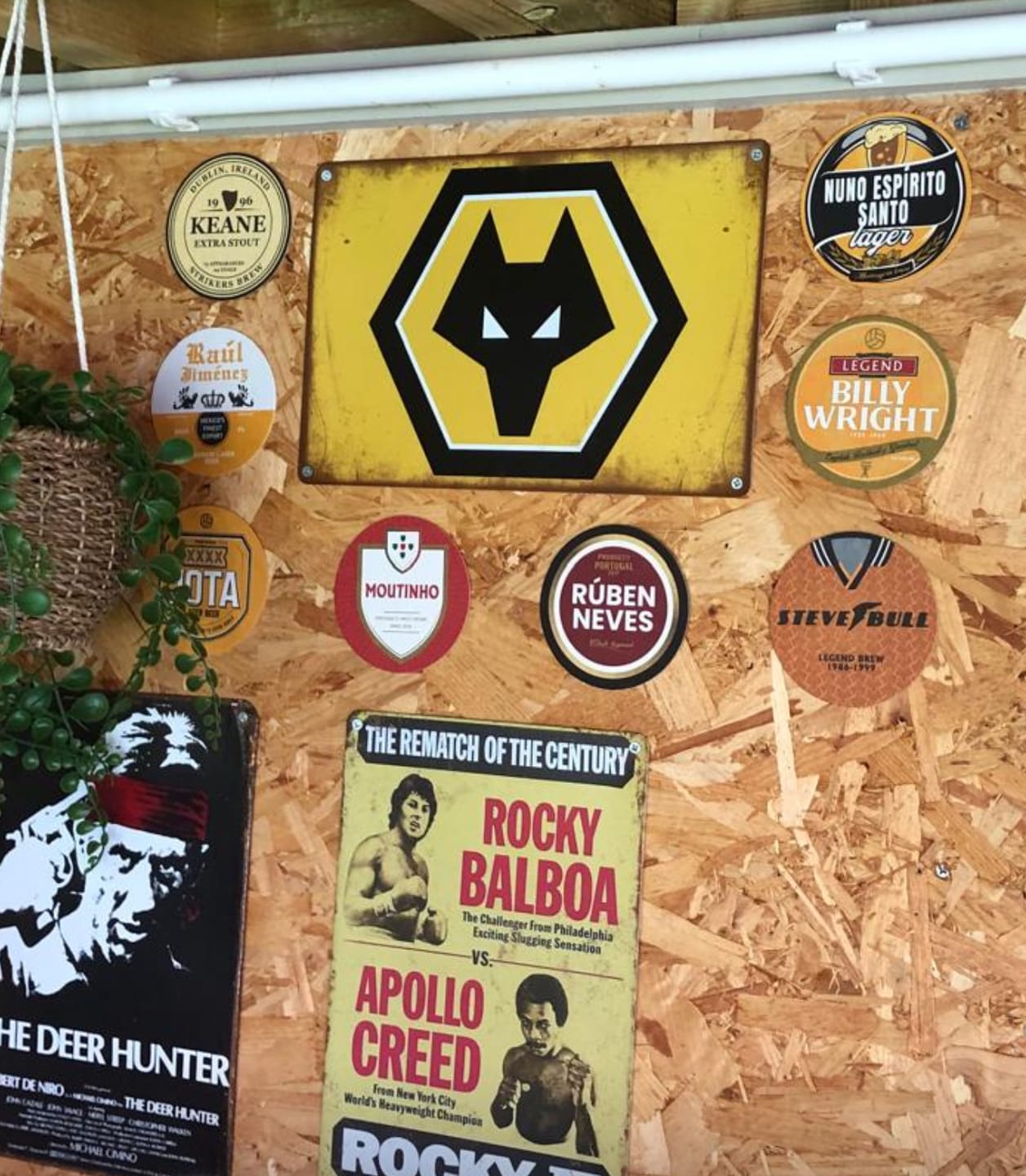Customer photo review of Wolves Beer Mats