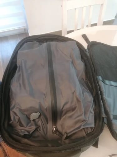 Customer photo review of Kompressions-Rucksack mit Vakuum-Kompression & Laptopfach für jede Reise