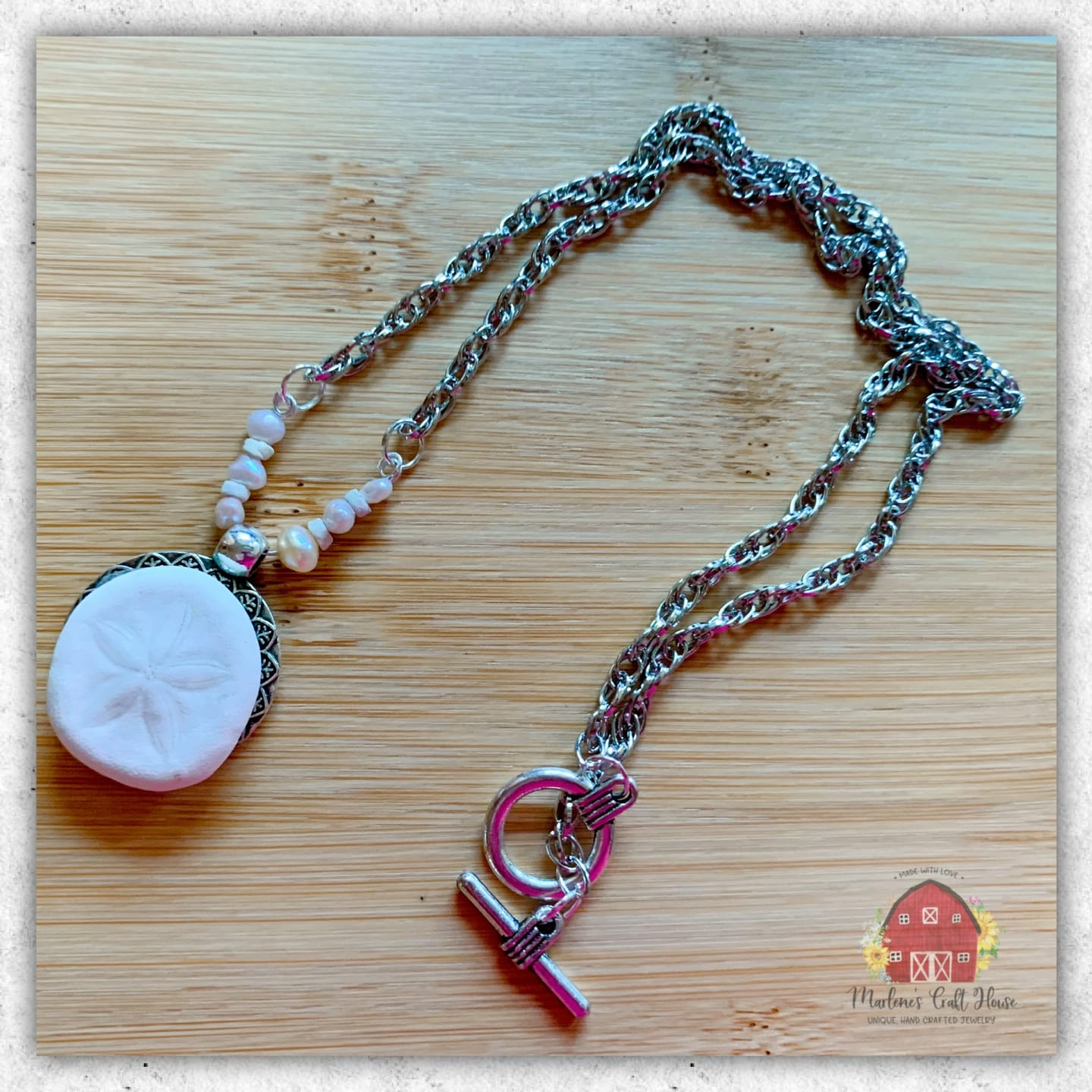 Customer photo review of Spiral Tower Silver Chain