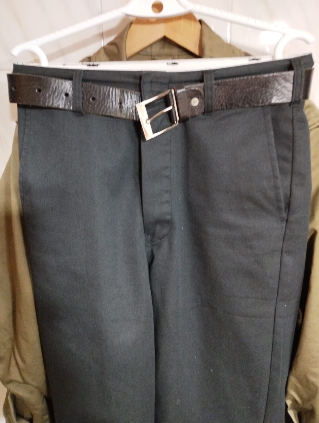 Customer photo review of 1970s Straight-Leg Work Pants - Black