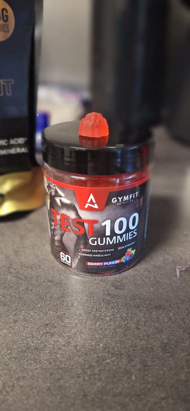 Customer photo review of Gymfit Nutrition TEST 100 Gummies