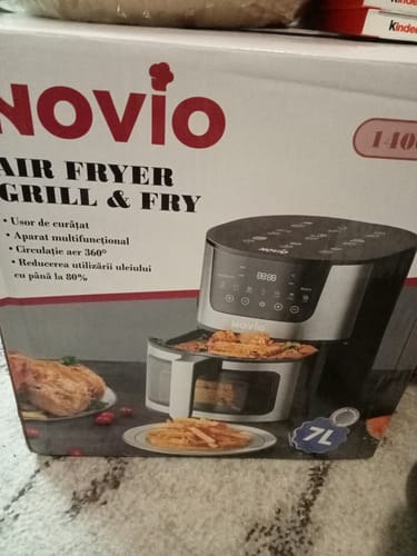 Customer photo review of Air Fryer Novio Grill & Fry