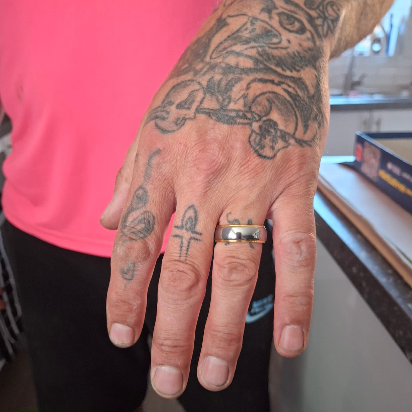 Customer photo review of Vulcan Mirror 8mm Wonder Ring