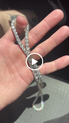 Customer video review of Moissanite Tennis Chain 14K Gold (ALL SIZES)