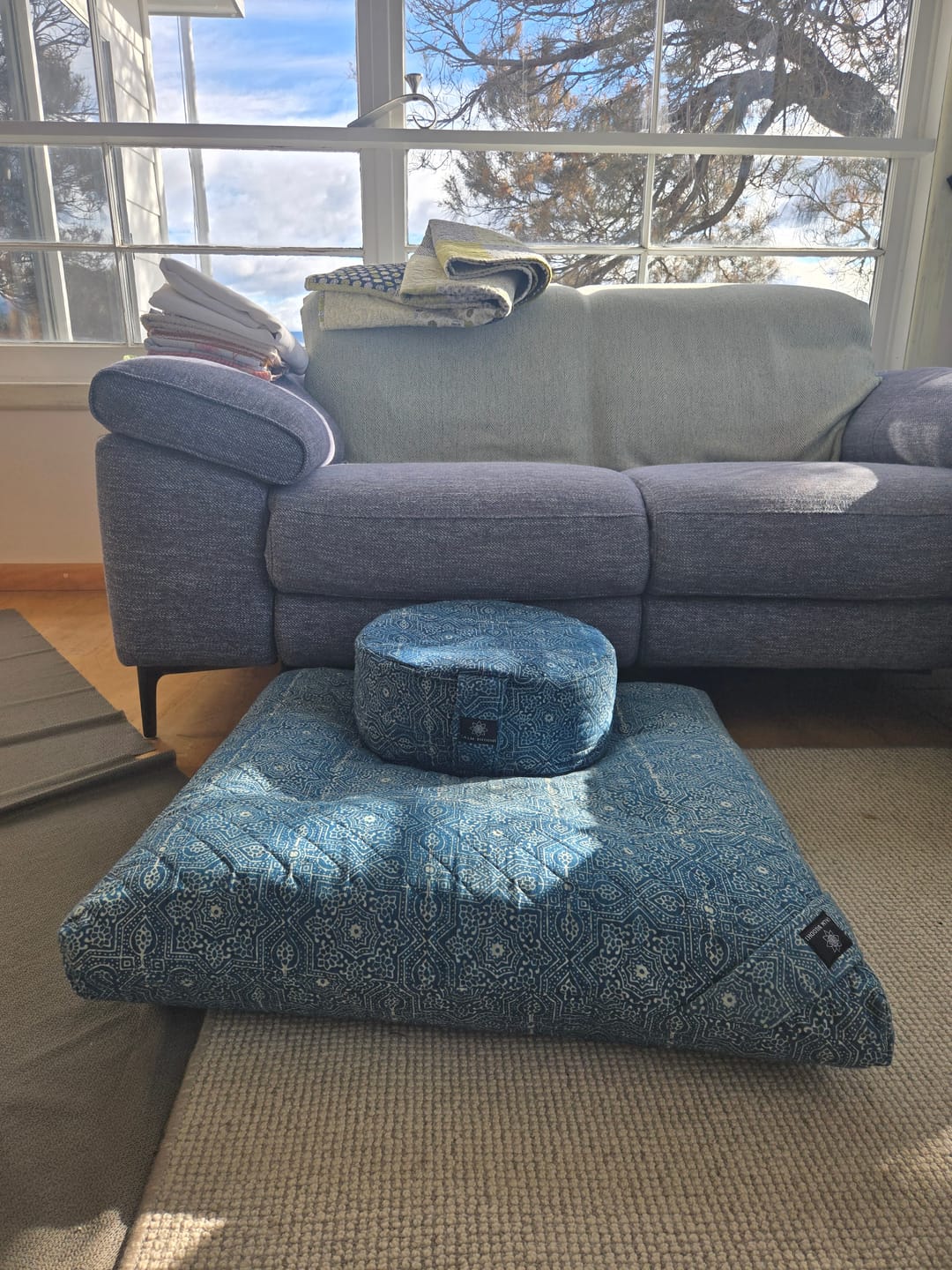 Customer photo review of Indigo Star (Water)- Meditation Cushion Zabuton