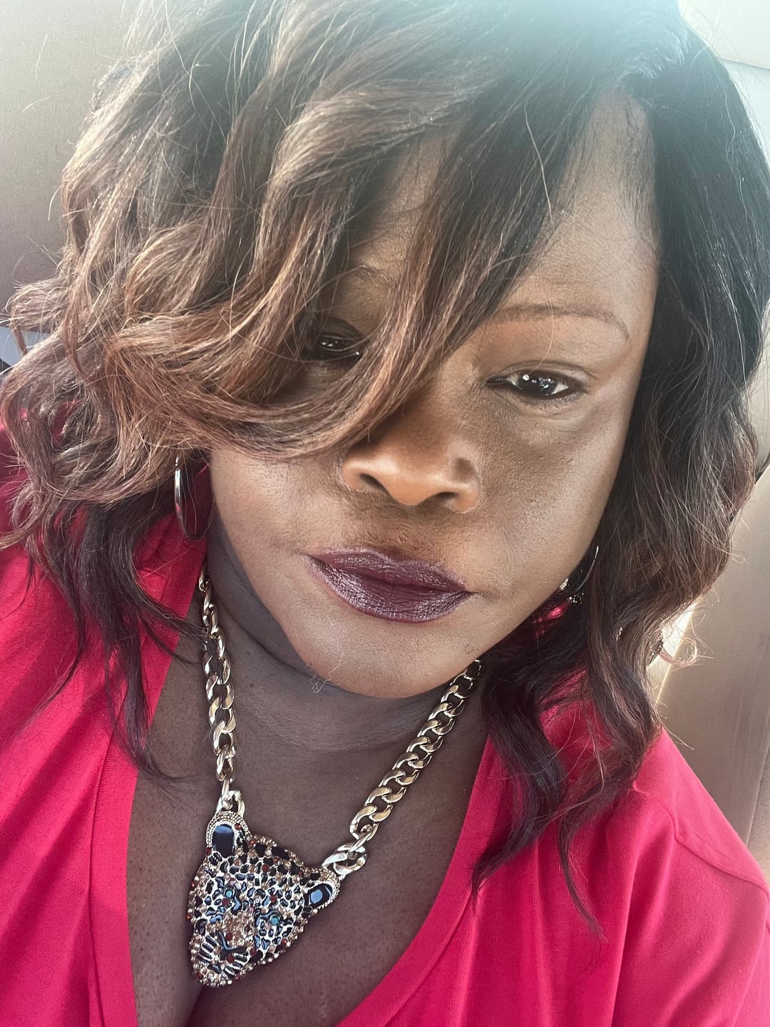 Customer photo review of Freetress Equal Invisible L-Part Hand-Tied Wig - CHASTY