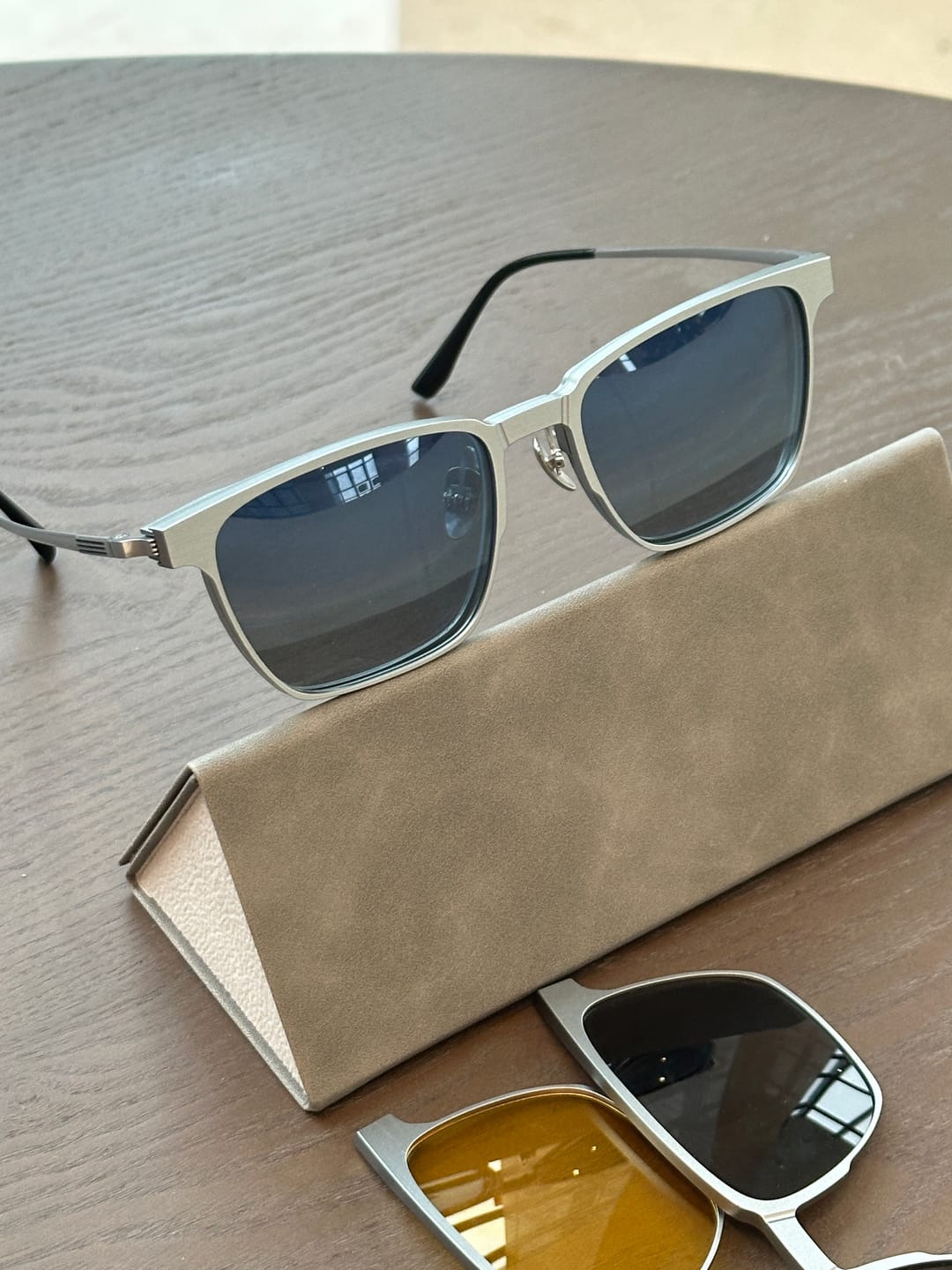 Customer photo review of Nathan | Magnetic Clip-on Eyeglasses Sunglasses | ZanyLen New Arrival 2025