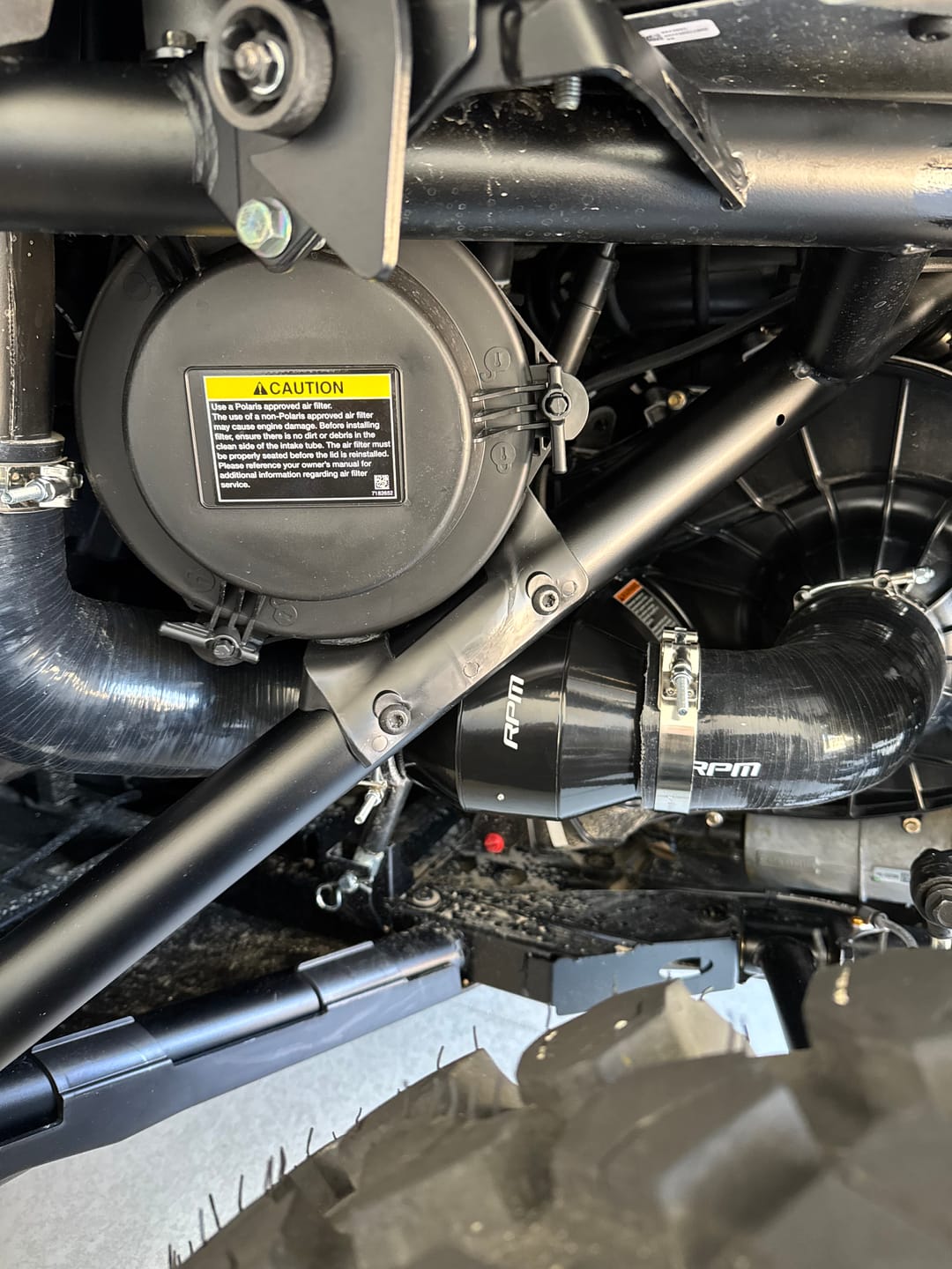 Customer photo review of RPM Polaris XPEDITION Clutch Intake Tube