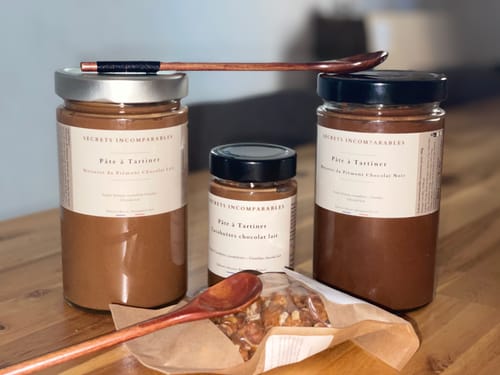 Customer photo review of Pâte à tartiner Cacahuètes Chocolat Lait