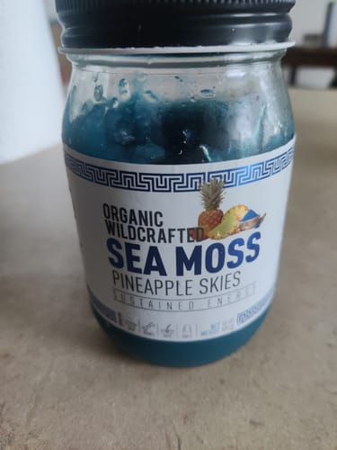 Customer photo review of Pineapple Skies Sea Moss Gel Trio