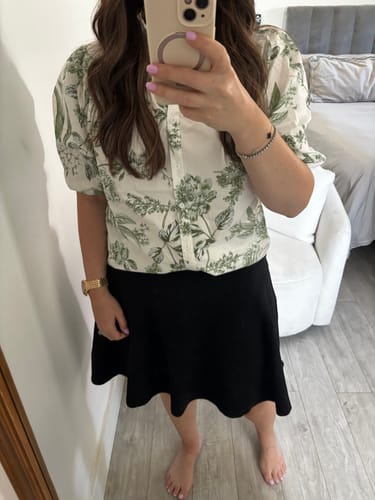 Customer photo review of Willow Printed Top
