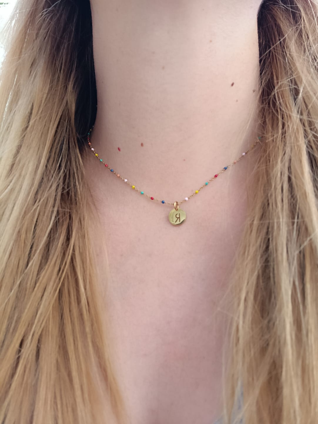 Customer photo review of Collar Letras ABC