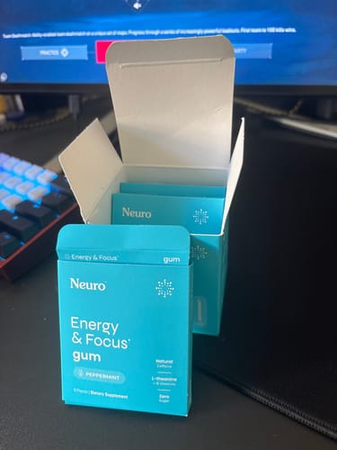 Customer photo review of Energy & Focus Gum