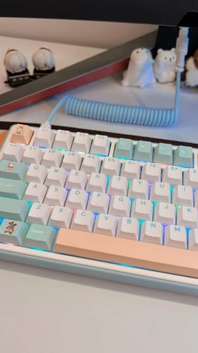 Customer photo review of Keychron客製螺旋航插線