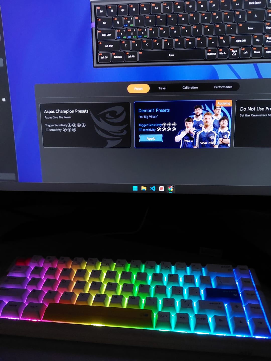 Customer photo review of ATK RS6 Alüminyum Klavye (Manyetik Switch / HE)
