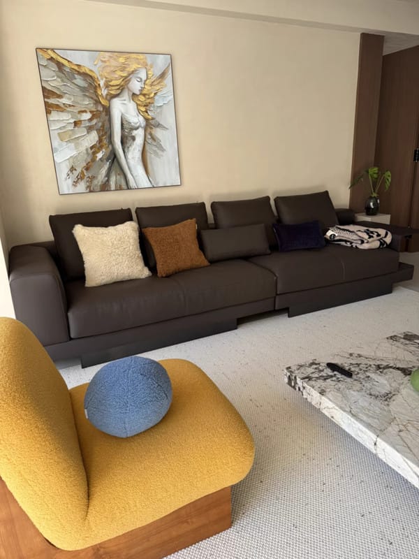 Customer photo review of Abstract People Canvas Art #AE013