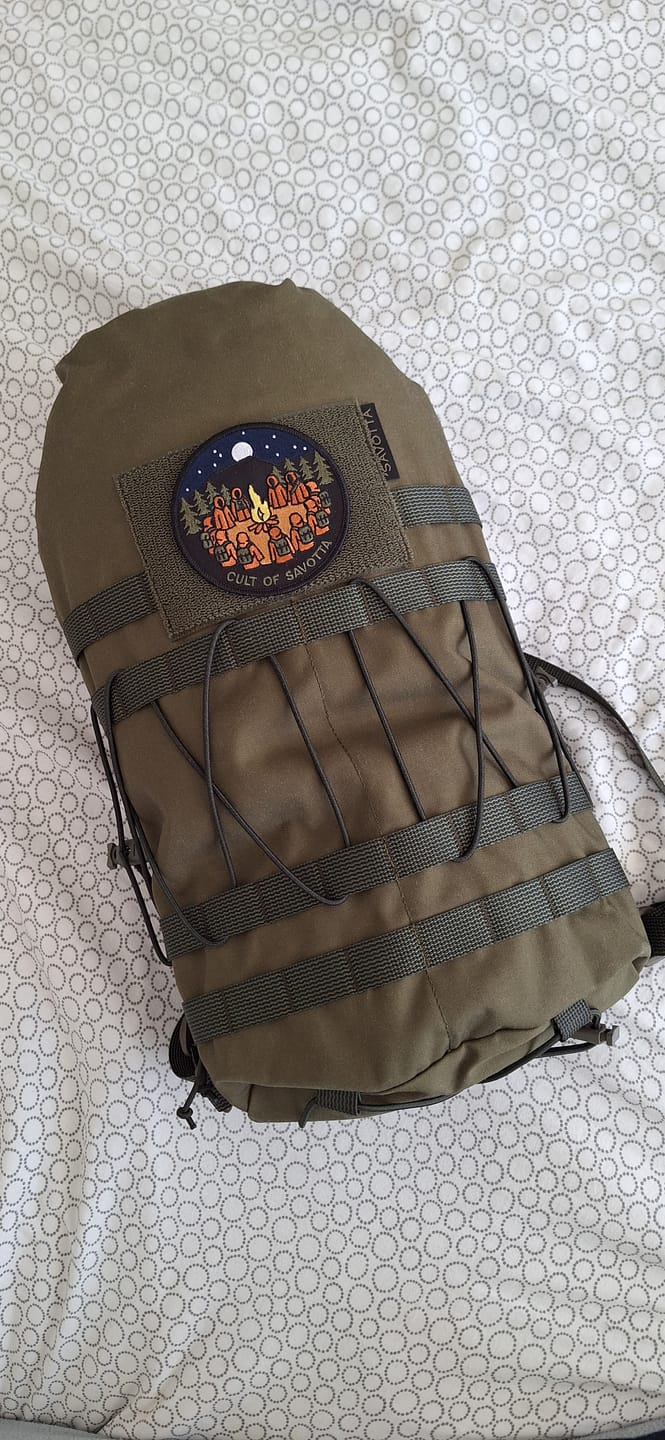 Customer photo review of Hatka 12L backpack