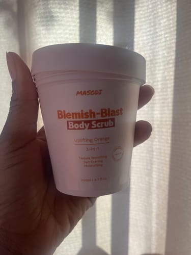 Customer photo review of Blemish-Blast Body Scrub 200ml - Uplifting Orange