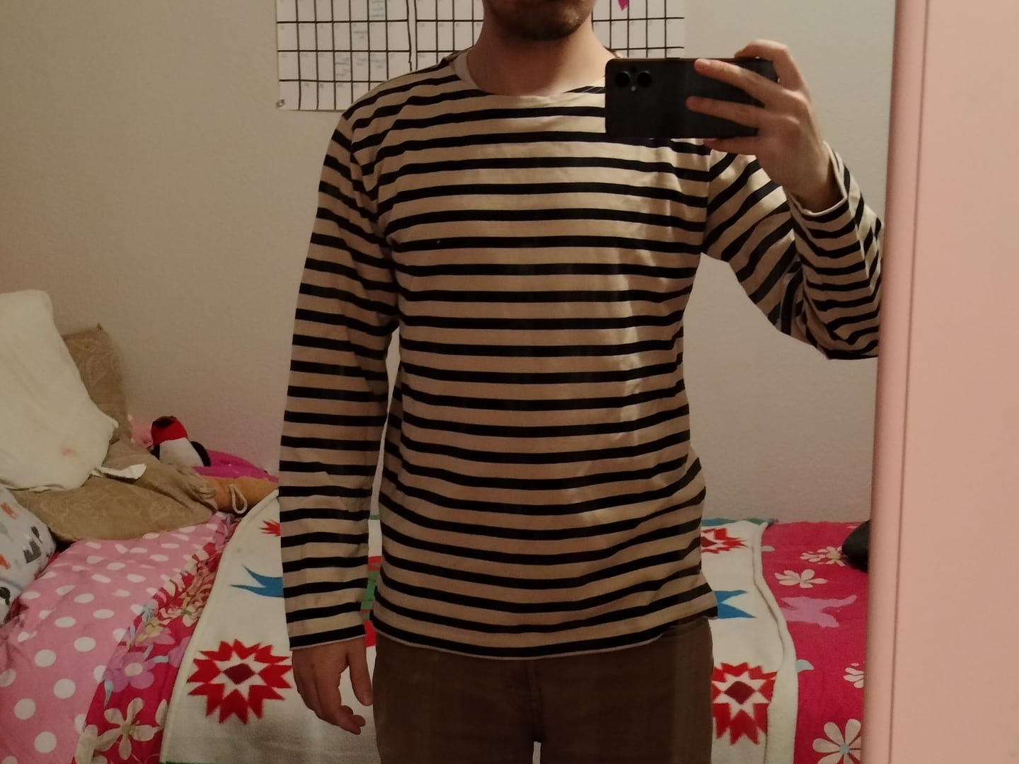 Customer photo review of Breton Stripe Long Sleeve T-Shirt