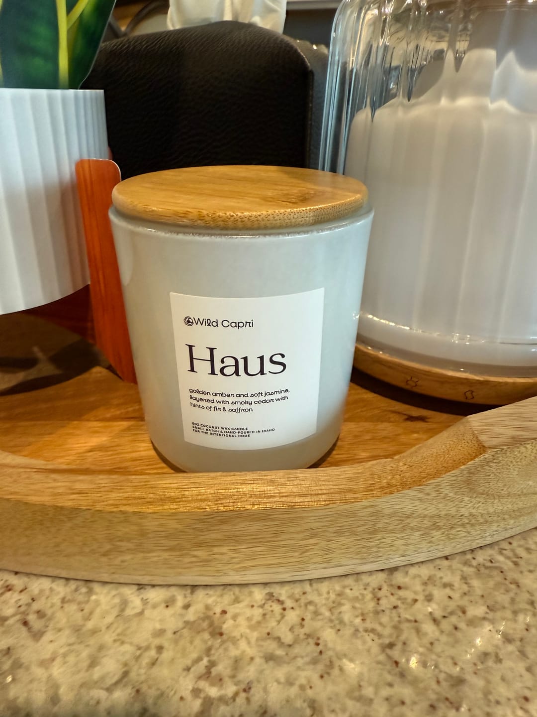 Customer photo review of Haus Candle