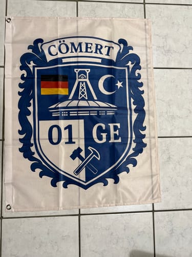 Customer photo review of Fahne inkl. Druck