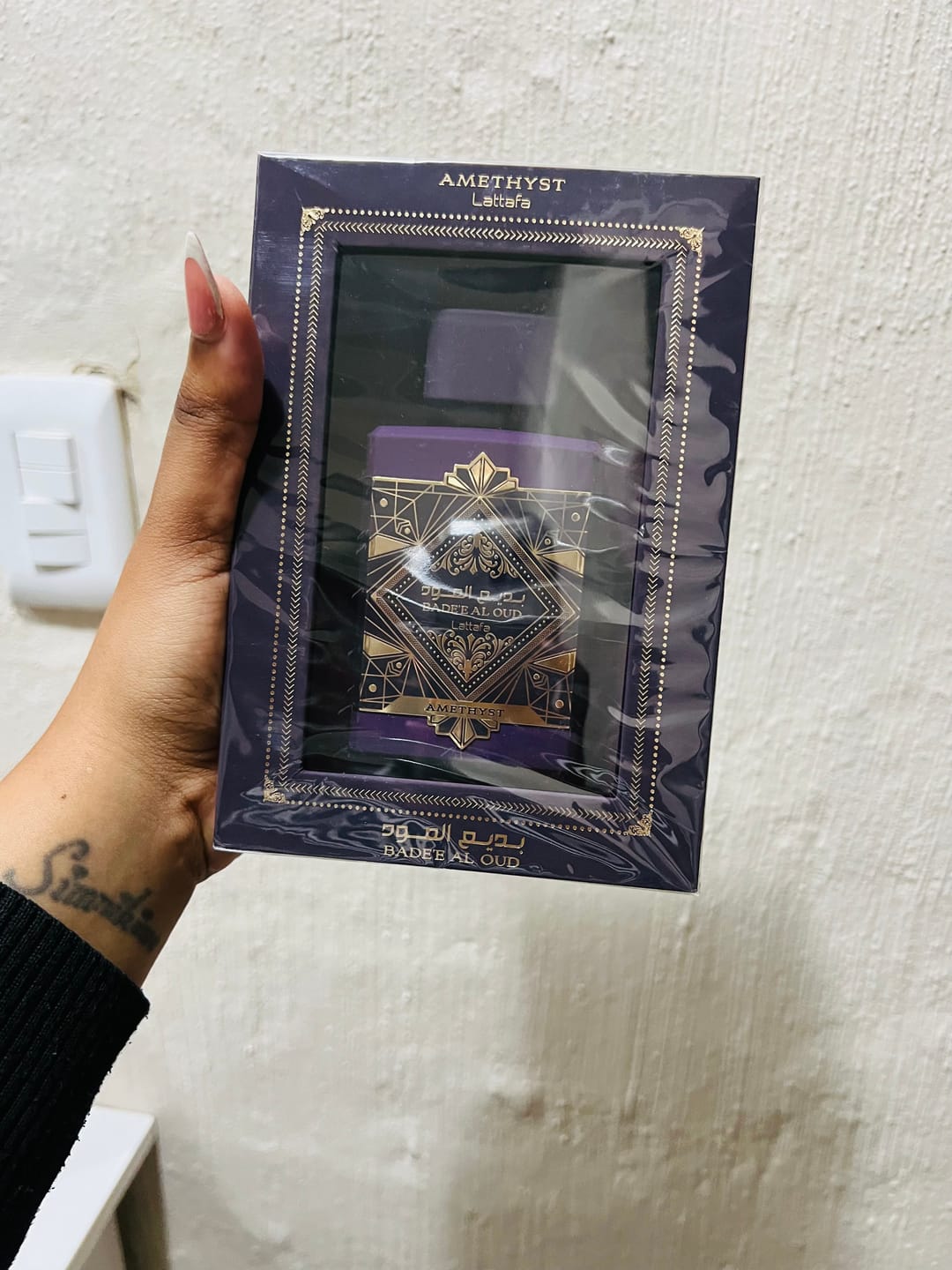 Customer photo review of Bade'e Al Oud Amethyst Lattafa Perfumes