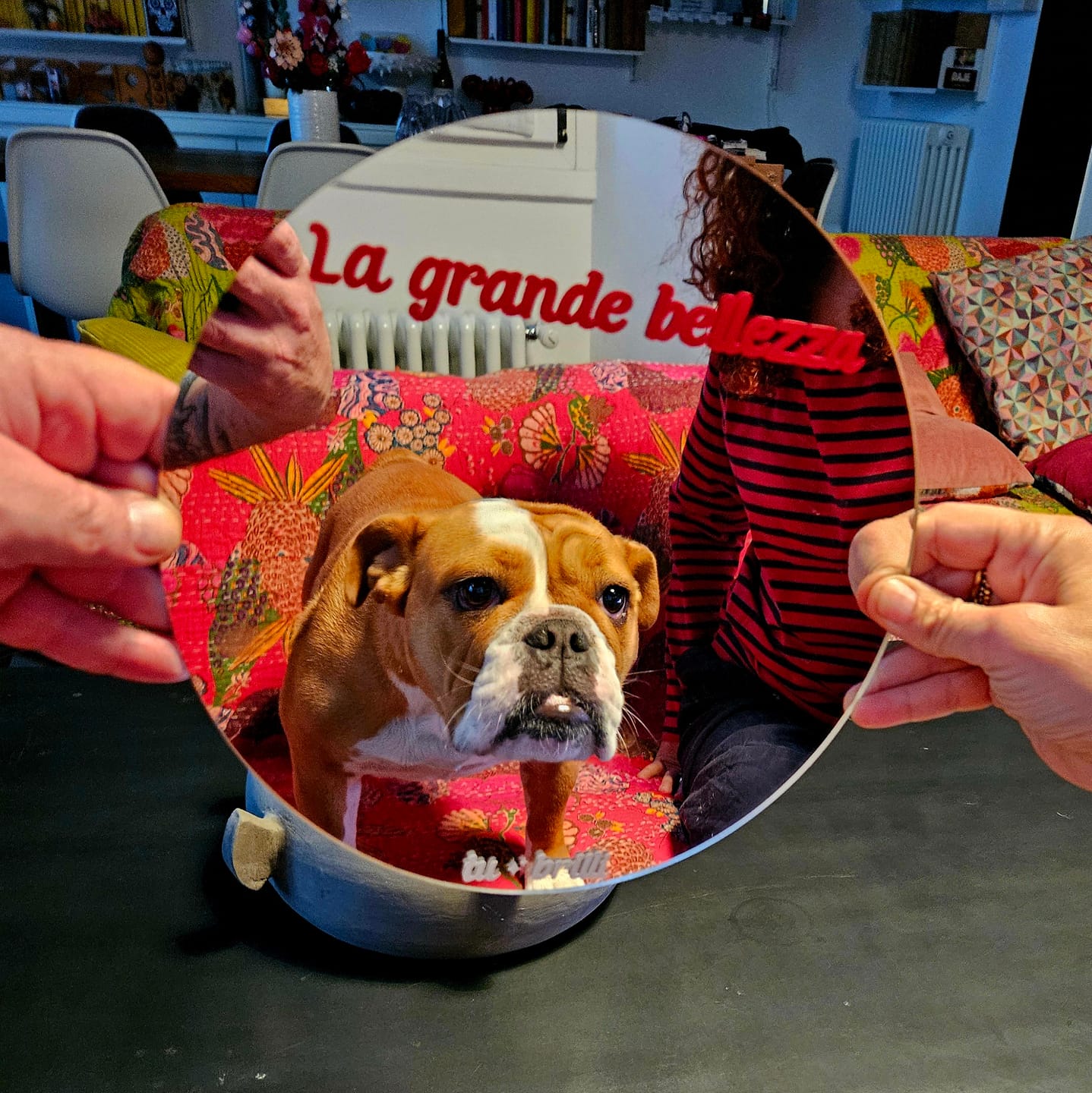 Customer photo review of PERSONALIZZATO  | Sparkle Mirror
