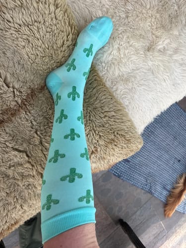 Customer photo review of VitalFlow™ Motiv Kompressionssocken